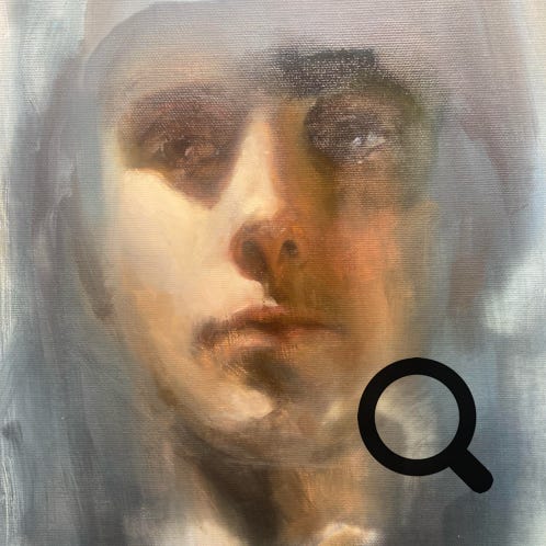 A vibrant collage of fabric scraps creates a colorful abstract texture.